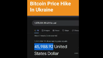 Bitcoin at 45K - Is the Ukraine crisis proving that BTC actually works?