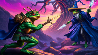Opening Packs in the Pepe Frog Card Battle Game