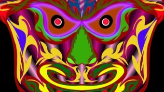 Devil Abstract nft art.