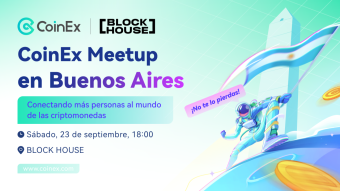 Tus primeras criptomonedas de la mano de CoinEx: ¡súmate al CoinEx Meetup en Buenos Aires, Argentina!