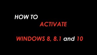 How to Activate Windows 8, 8.1 and 10  &  Office( Video Tutorial included)