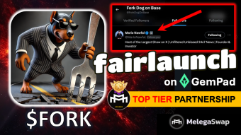 JUST IN🔥Fork Dog, the Elon Musk-Inspired Memecoin is followed by Mario Nawfal and Top Influencers. Launching December 21 on Gempad