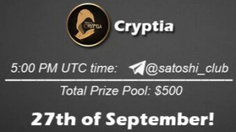AMA Satoshi Club x Cryptia, September 27th