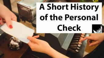 No Particular Date in History: the Invention of the Personal Check