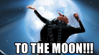 To the moon! But where is it?