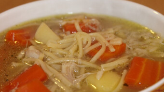 Yummy Chicken Noodle Soup Reipe. Healthy and easy.