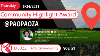 D.Buzz Community Highlight: @paopaoza