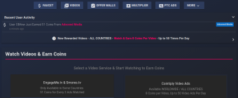 Cointiply Review: earn Bitcoin playing games, watching videos and more