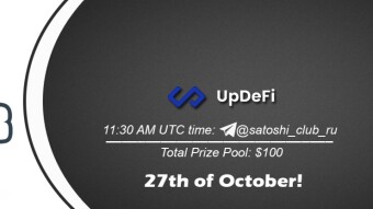 Join the AMA of Satoshi Club x UpDeFi Russian. Rewards: 500 USDT, October 27th.
