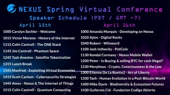 Nexus Spring Virtual Conference 15th & 16th April 2021