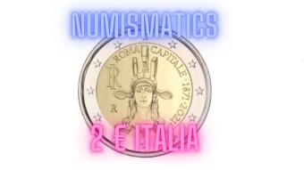 Numismatics: 2€ Italy. 150 years of Rome became the capital of Italy. What is depicted on the reverse?