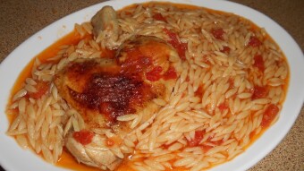 Foodbook #694 chicken and orzo casserole
