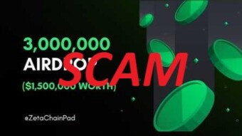 SCAM ZetaChainPad Airdrop CONFIRMED: 3,000,000 AIRDROP