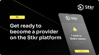 Get ready to become a provider on the Stkr platform