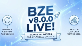 BZE Network Successfully Upgrades to v8.0.0 🎉