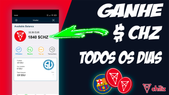 EARN $ CHZ EVERY DAY WITH THE SÓCIOS.COM APP