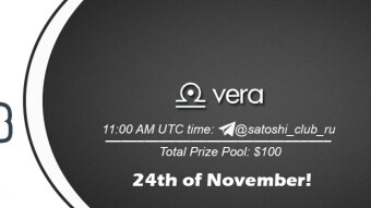 Join the AMA of Satoshi Club x Vera Russian. Rewards: 100 USDT, November 24th.