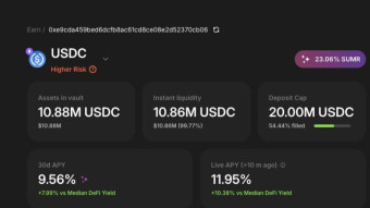 Market Watch: Summer.fi’s USDC Mainnet Higher-Risk Vault is Turning Heads