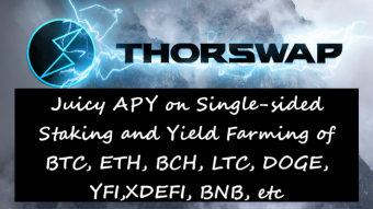How to Use ThorSwap to Stake Native BTC, BCH, LTC, and DOGE Coin to Earn 30% APY in Passive Income for Long Term HODL