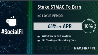 $TMAC Staking is offering 61% APR