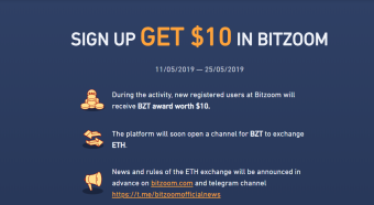 Bitzoom new Crypto Trading #Airdrop = $10USD [INSTANT EARN]