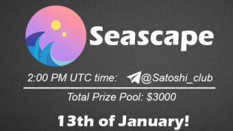 Join the AMA of Satoshi Club x Seascape. Rewards: 3000 USDT, January 13th.