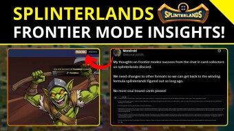 Splinterlands 🐉| Insights from Frontier Mode!