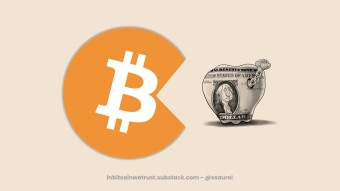 Make Your Choice – USD Eats Your Purchasing Power. Bitcoin Eats USD To Protect Your Purchasing Power