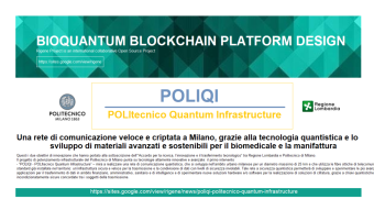 POLIQI, quantum communication network launched by the Lombardy Region and Milan Polytechnic