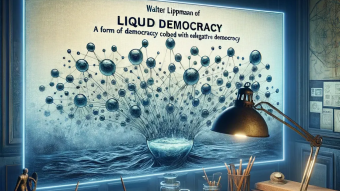 Similarities between liquid democracy and Walter Lippman’s criticism of representative democracy