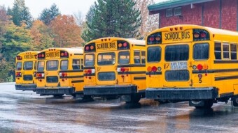 Lockdown in an American school