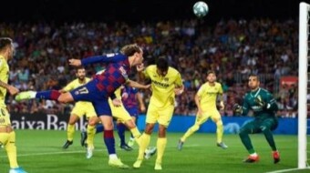 Villarreal defeated Barcelona 2-1.
