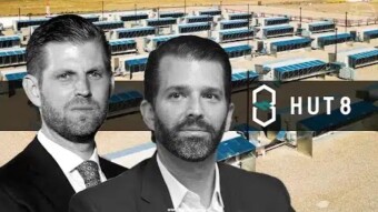 Hut 8 and the sons of the US President (Eric and Donald Jr.) will start mining Bitcoin!