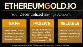 Ethergold - Make Passive income with your Ethereum