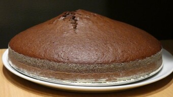 Cocoa cake ala Kilimanjaro without the ice cap