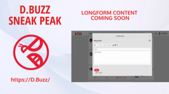 Sneak Peek at the Longform Content Feature Coming Soon to D.Buzz