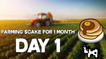 Farming PancakeSwap $CAKE for 1 month! (Day #1)