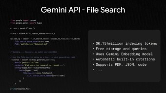 Google Gemini RAG with New File Search Tool: RAG-Grounded AI Gets Smarter, Faster, and Cheaper