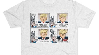 Donald Trump Mug Shot Cartoon
