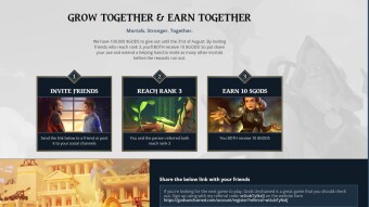 Earn 10 gods tokens for free