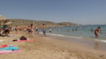 Greece - Around Athens – Varkiza – Beaches: Varkiza Beach.