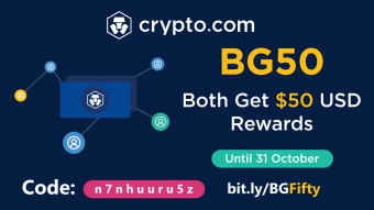 Crypto.com $50 Sign-up Bonus Ends November 1st