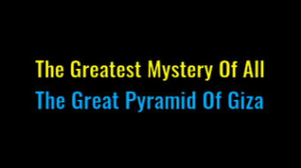 The Enigmatic Mystery Of The Great Pyramid Of Giza