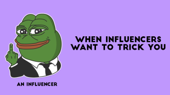 When influencers want to trick you