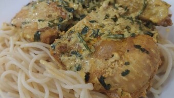 Foodbook #367 Baked chicken a la crème