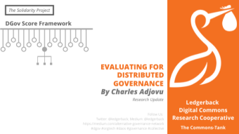 Evaluating For Distributed Governance in Internet-Native/Digital Organizations: Research Update and Future Directions