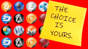 Cryptocurrency trading: you can hear advice, but the decision you make in the markets is yours alone.