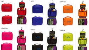 Do you own a Travel Organizer Case Cosmetic Toiletries Bag? Get one with free shipping.