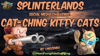 Splinterlands - Social Media Challenge: Cat-ching kitty cats