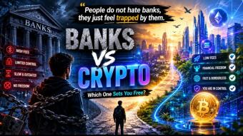 People do not hate banks, they just feel trapped by them